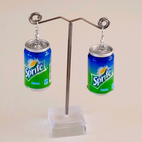 Jewelry - 2/$20🌼 Sprite Soda Can Earrings New